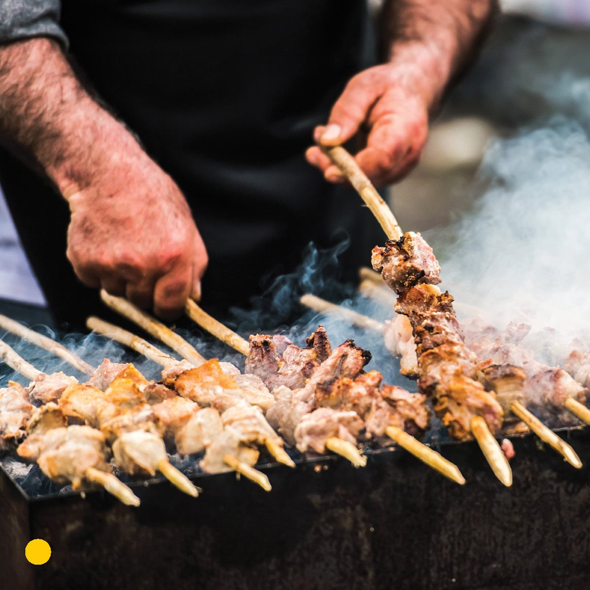 In Russia lunch is the big meal Papa grills shashlik It smells good - photo 10