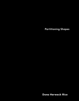 Dona Herweck Rice - Art and Culture: Kings Cross: Partitioning Shapes