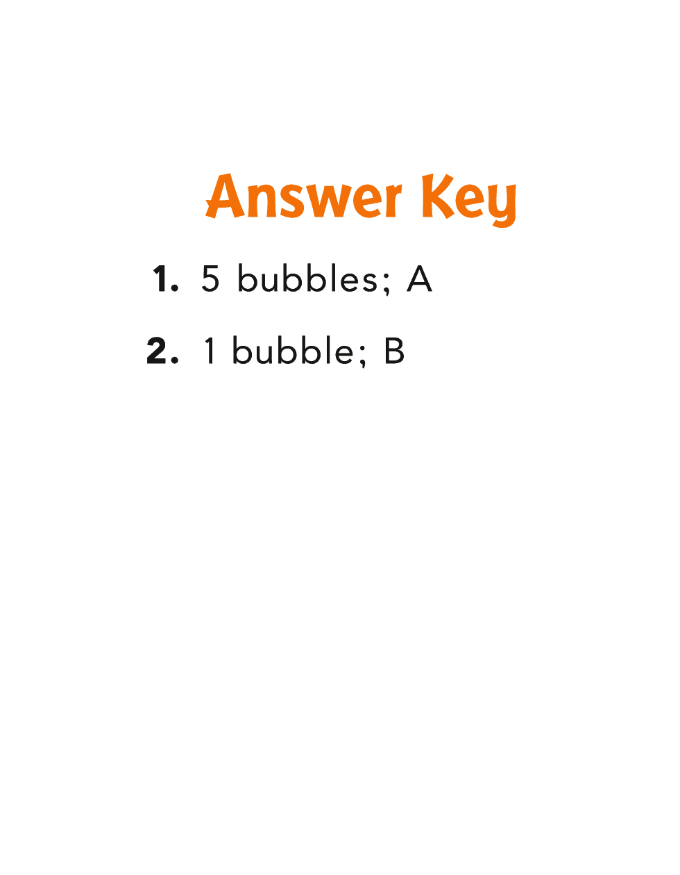 Answer Key bubbles A bubble B - photo 36