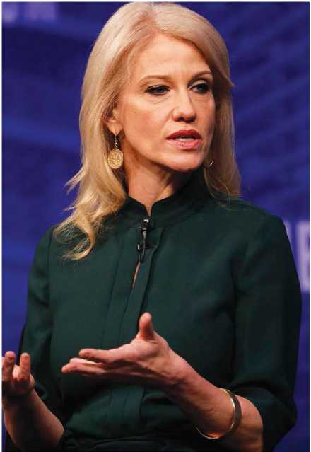 Kellyanne Conway drew criticism when she described falsehoods made by press - photo 7