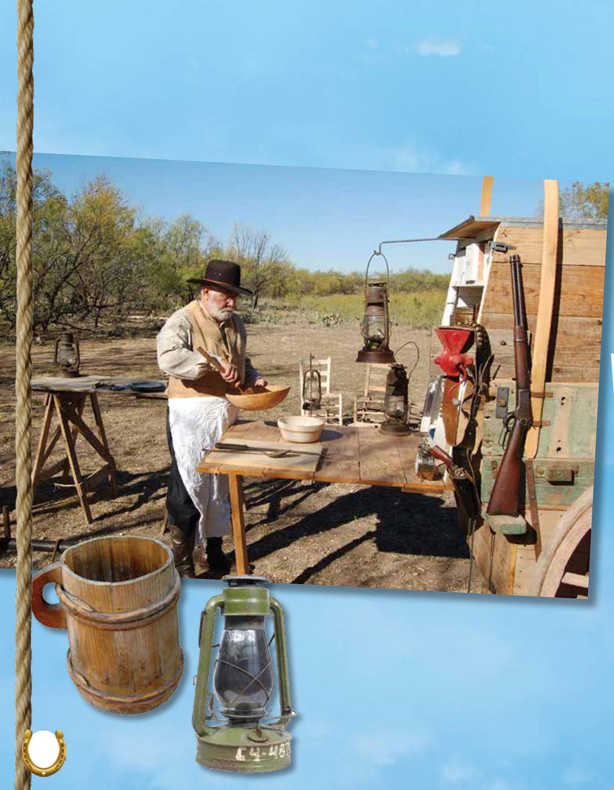 Once they are dressed for the day the cowhands have a hearty breakfast - photo 10