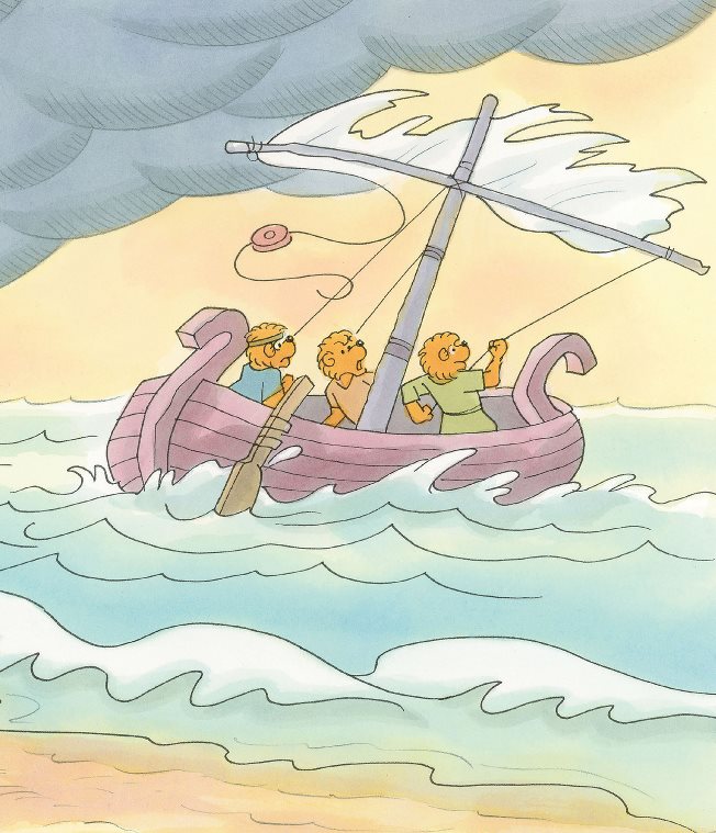 The wind and waves tossed the boat around Then the disciples saw someone - photo 10