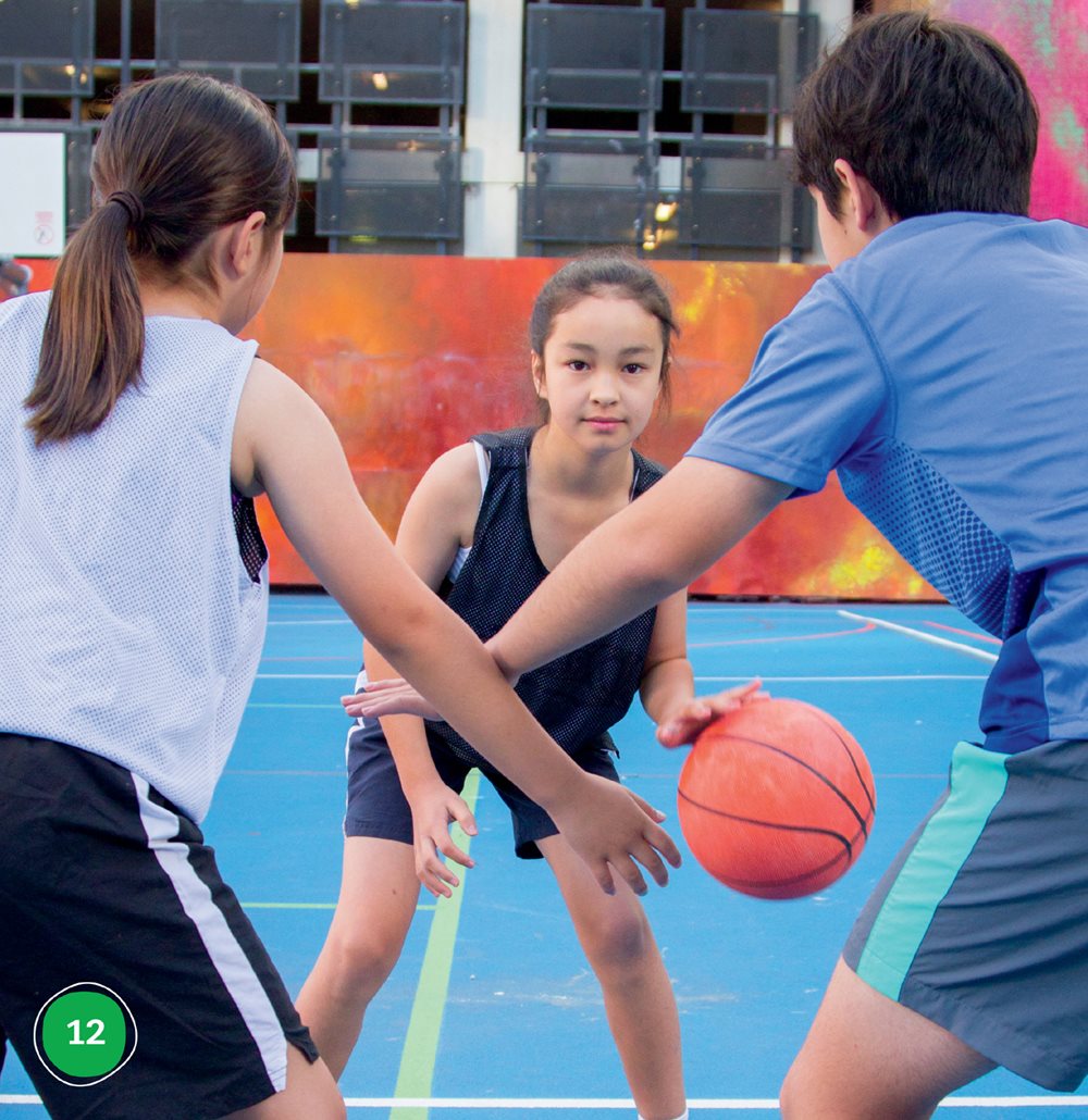 Players dribble the ball They pass it to teammates They shoot the ball - photo 12