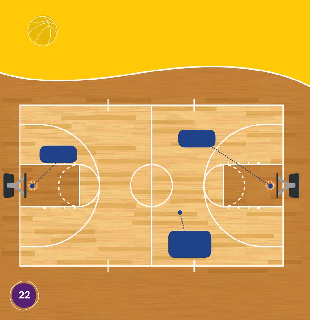 Basketball Court basket basket playing area Picture Glossary - photo 22