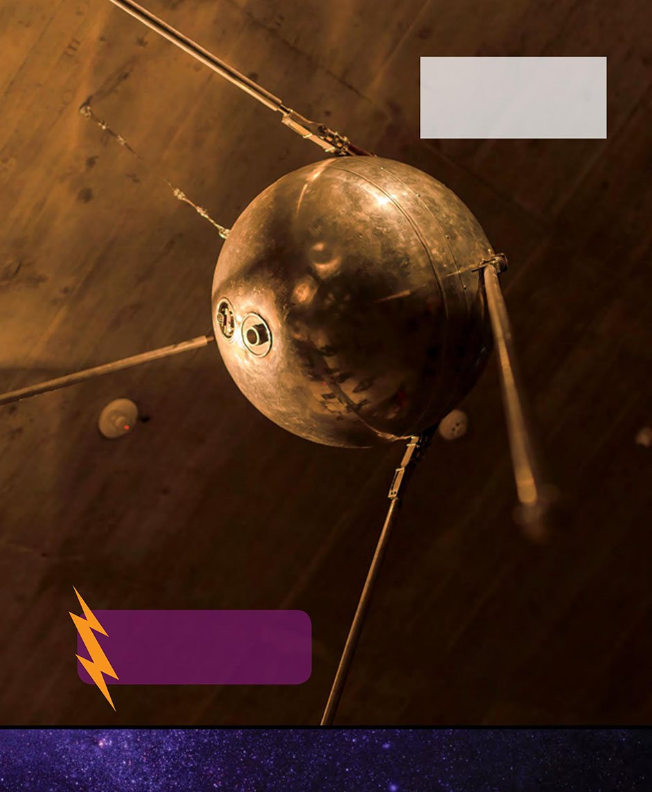 A model of Sputnik hangs in the Smithsonian Institutes National Air and - photo 7