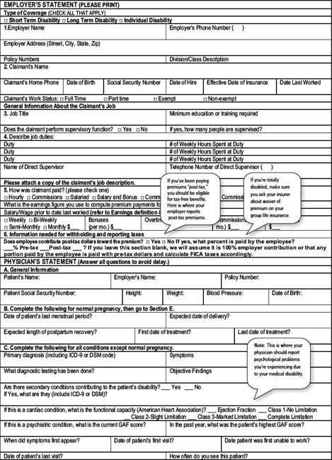 Proper Presentation of a Long-Term Disability Claim Most of you would not ord - photo 3