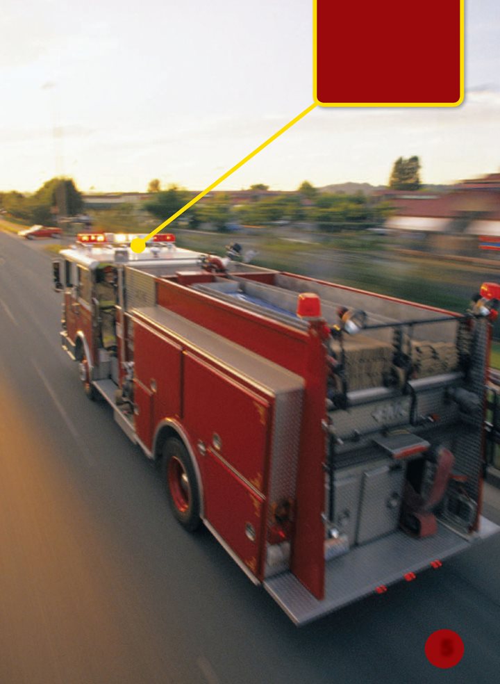 That loud sound is the siren of a fire truck The siren is on the front of - photo 6