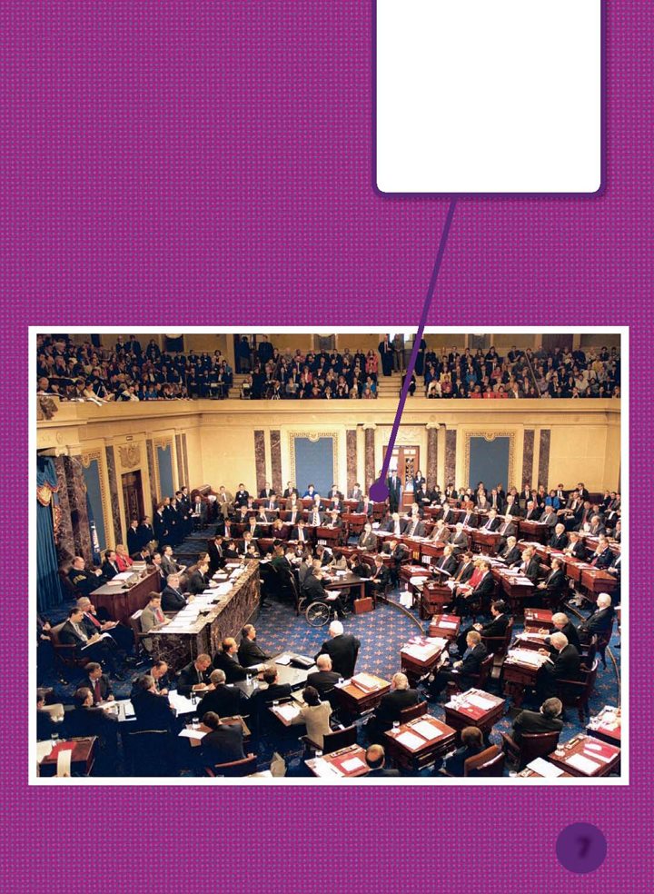 The Senate and the House of Representatives make up Congress Senators - photo 8