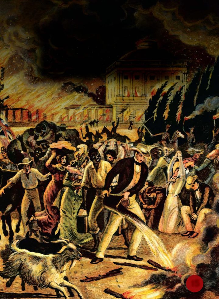 British soldiers invaded Washington in 1814 They set fire to the Capitol - photo 16