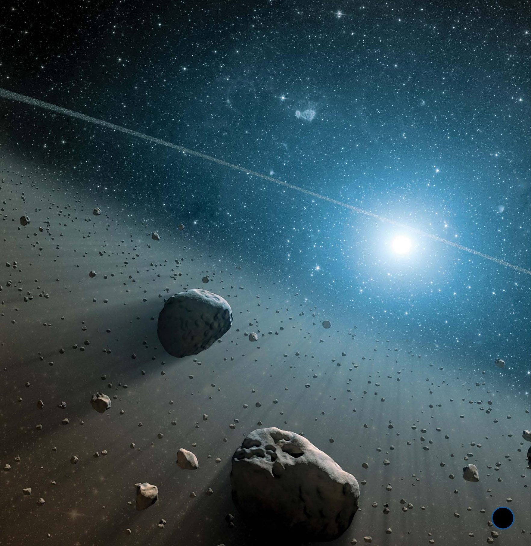 Most of us orbit the Sun in a ring This is called the asteroid belt Its - photo 19