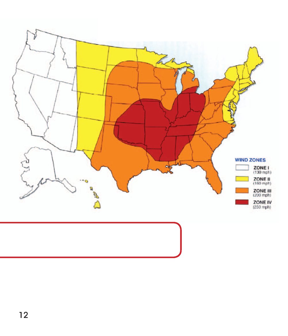 Tornado Risk Map The states that get the most tornadoes are colored in red - photo 12