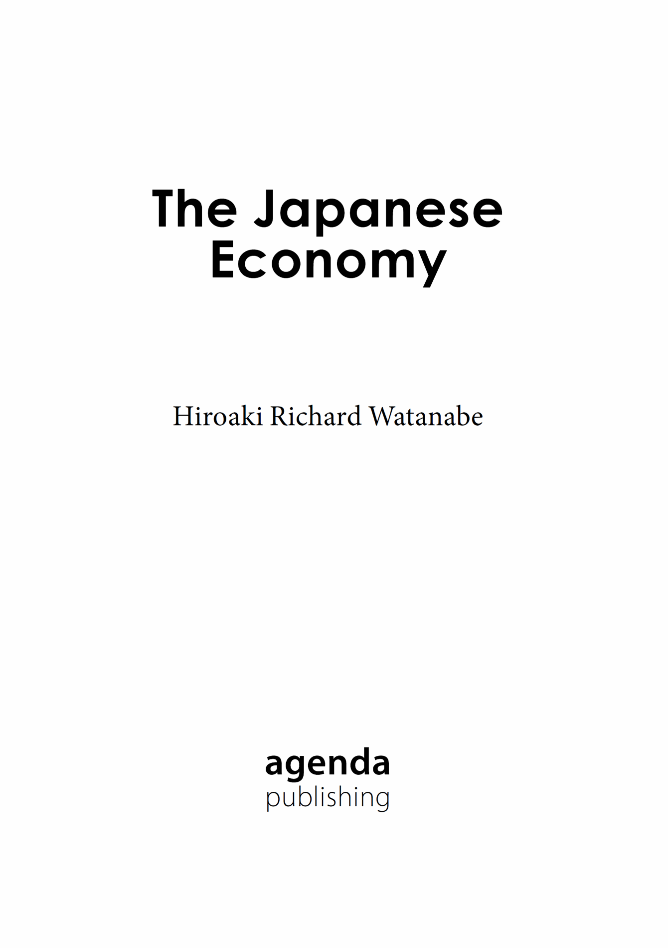 Hiroaki Richard Watanabe 2020 This book is copyright under the Berne - photo 2