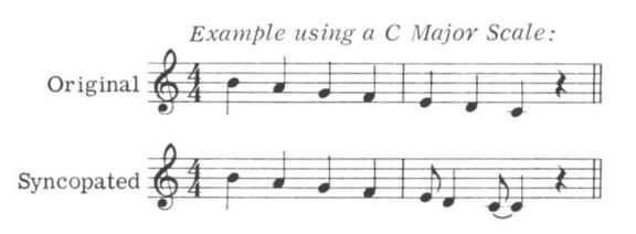 Notice the change in the melody just by changing the last three notes The - photo 13