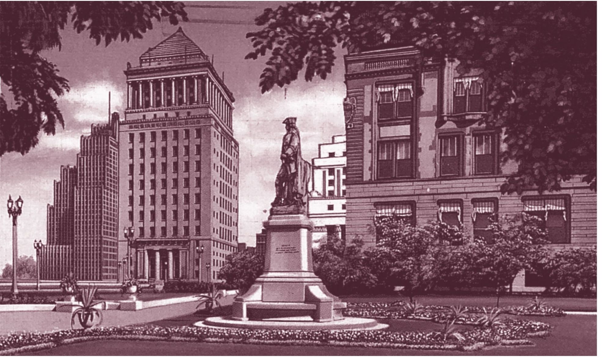 The statue of Pierre Laclede stands watch on the grounds of St Louis City - photo 9