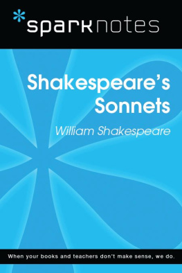 SparkNotes - Shakespeares Sonnets