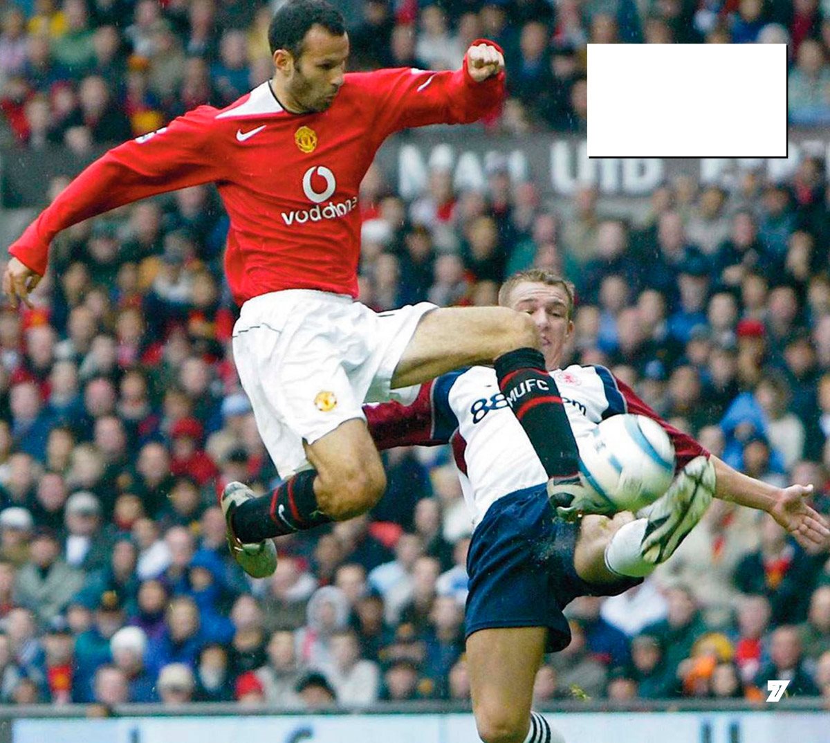 Ryan Giggs takes the ball away from an opponent during a 2004 match There - photo 9