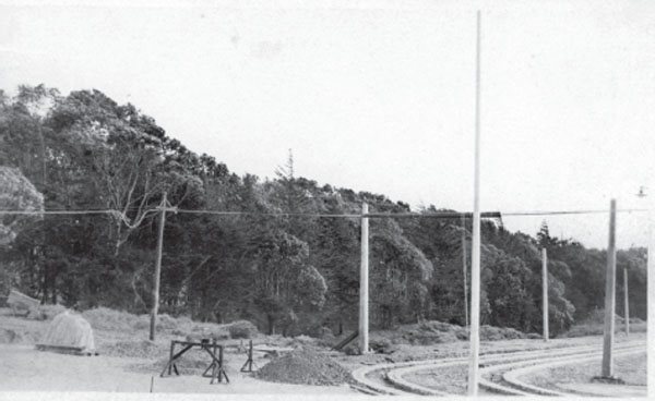 Corner of 15th and Taraval 1917 looking down 15th Avenue Church construction - photo 5