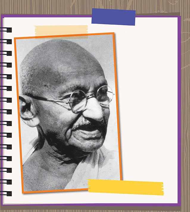 Caring about people and the world is important Gandi worked hard to - photo 7