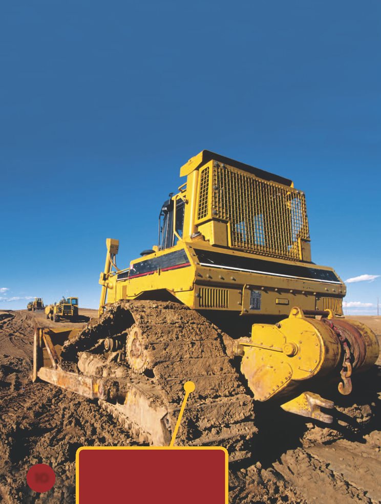 The engine makes an earthmovers tracks go around Tracks keep an earthmover - photo 11