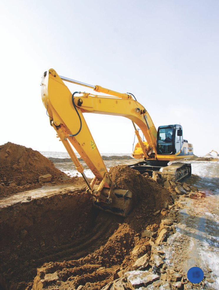 Excavators have big buckets called hoes They can dig and dump piles of dirt - photo 16