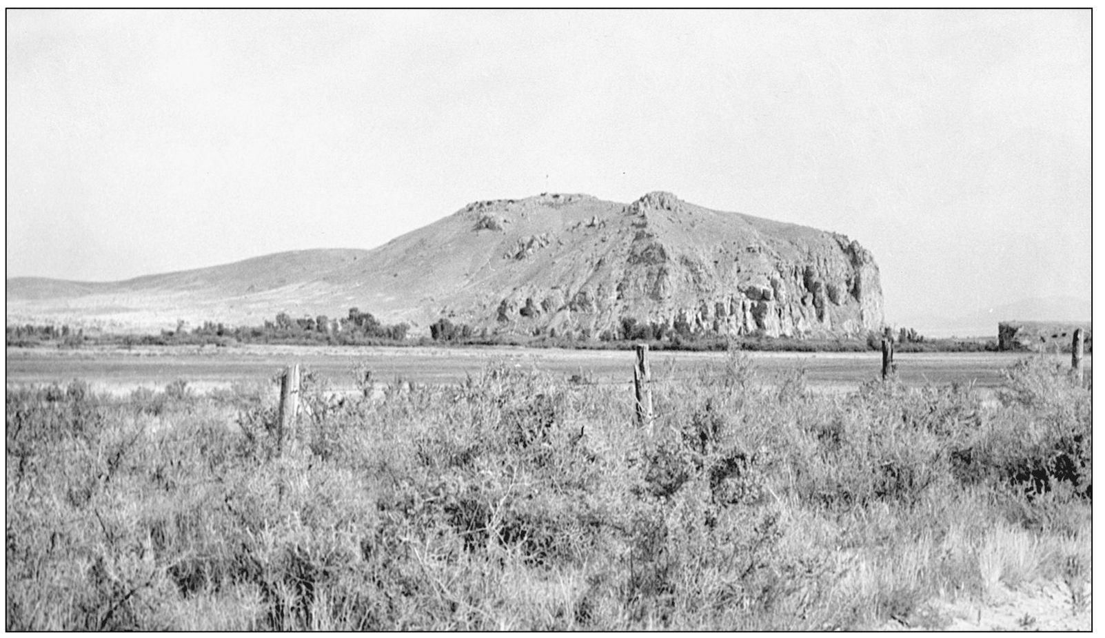 This view of Beaverhead Rock is from the south looking north downstream It is - photo 3