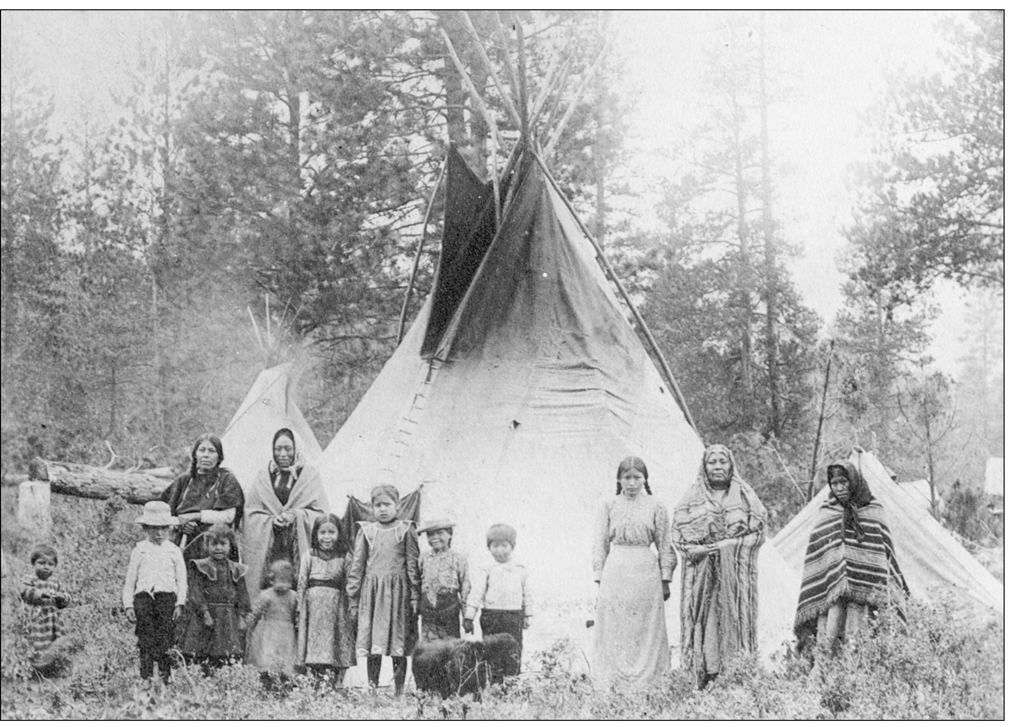 This photograph is identified as a Lemhi Indian camp near Dillon however the - photo 7
