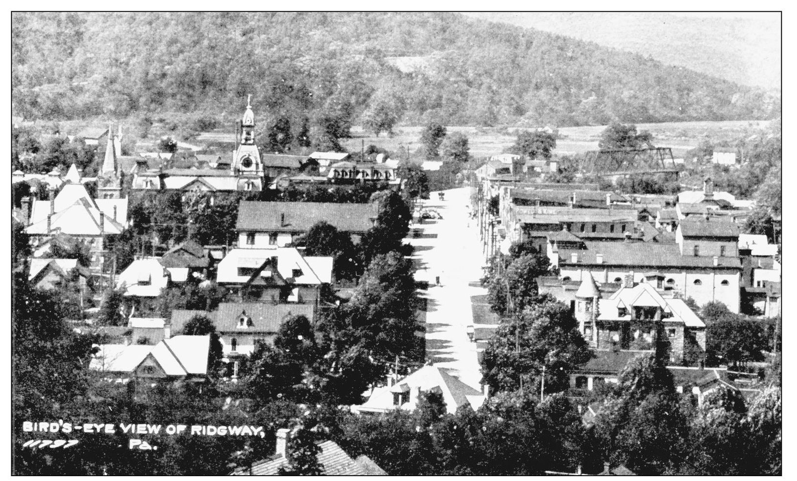 This photograph shows Ridgway looking west The view is looking down Main - photo 11