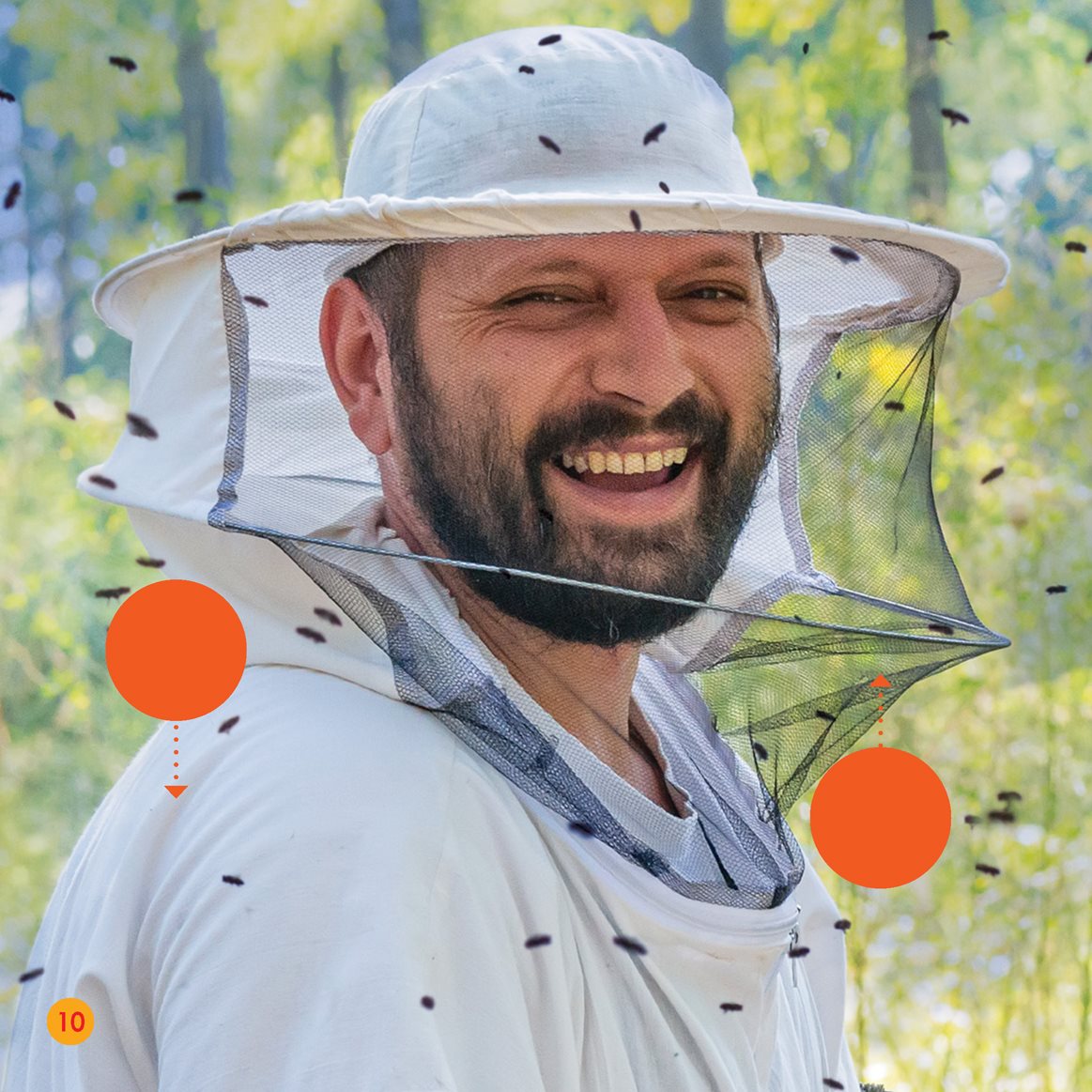 suit net Who is this A beekeeper He wears a suit Why So he - photo 10