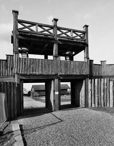 The gateway of the Lunt Fort reconstructed in the 1970s CV OneCoventry City - photo 2