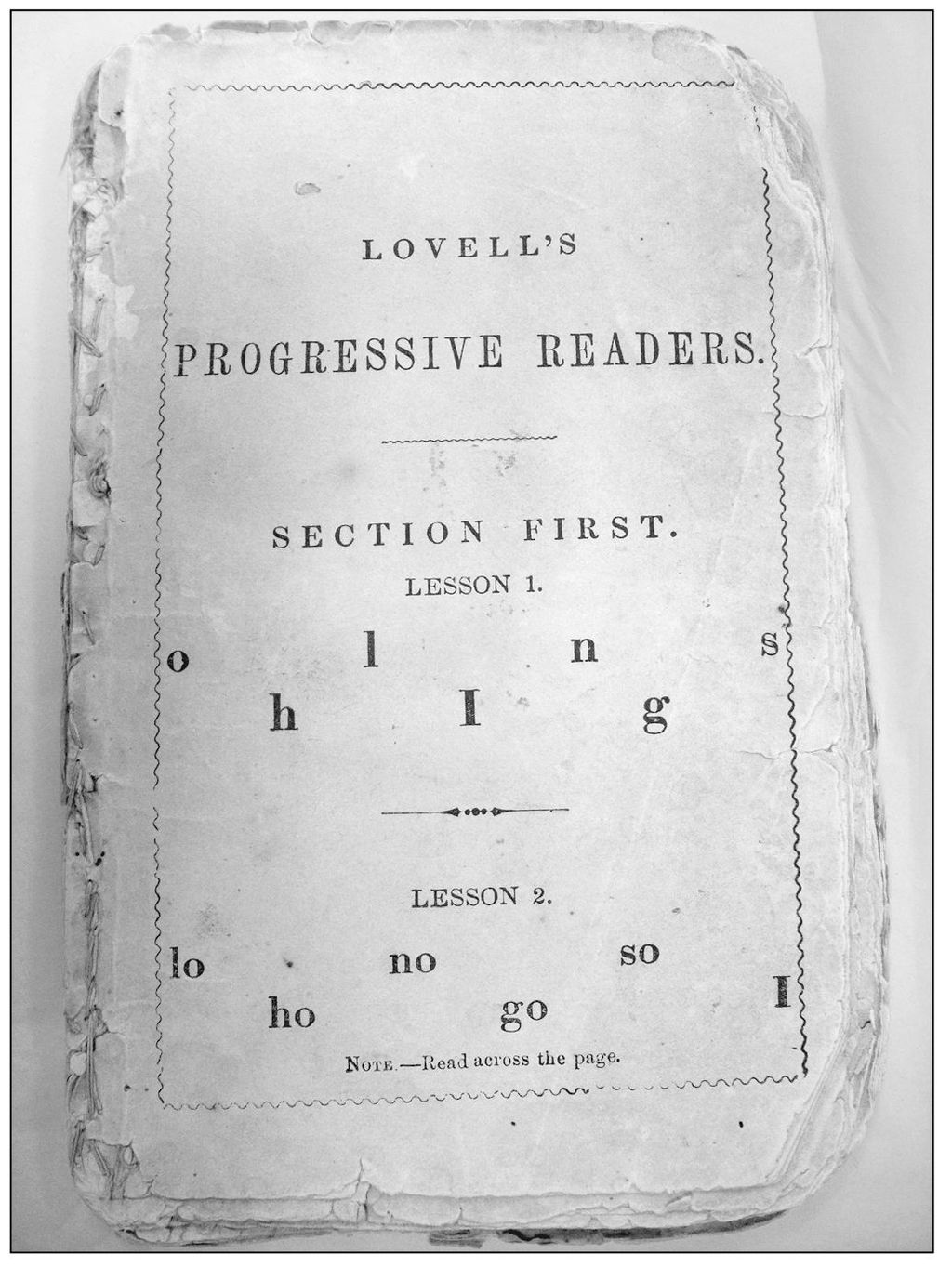 Lovells primer was used by early readers and passed along to every family - photo 13