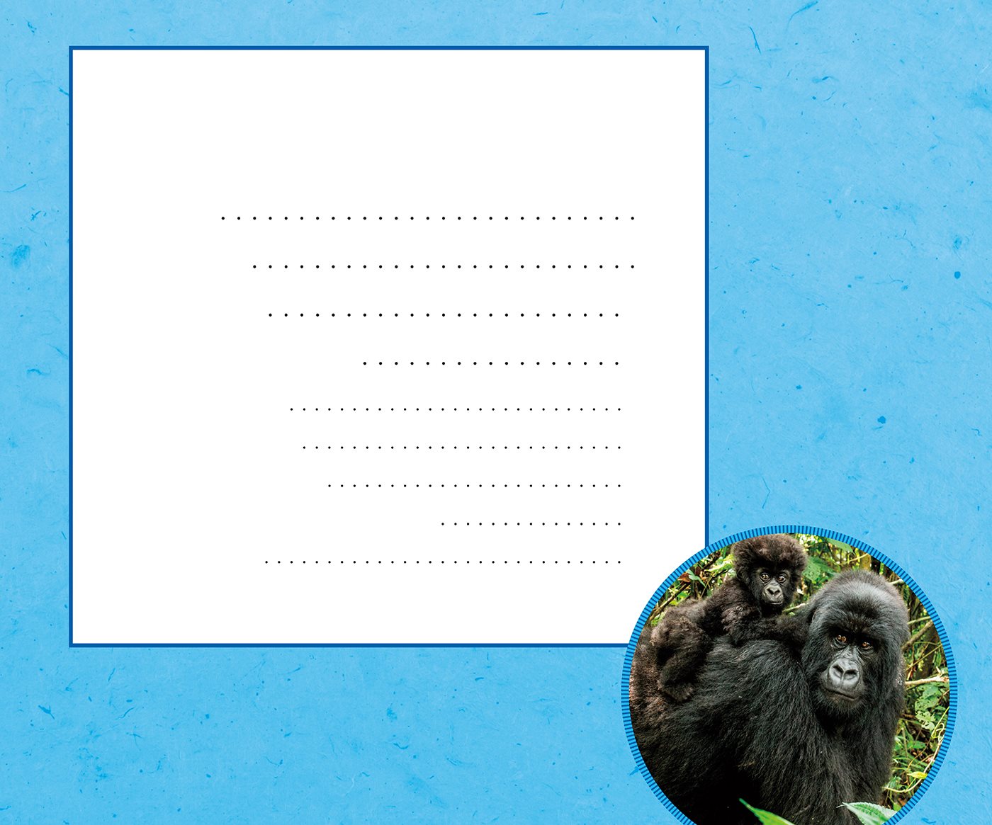 Table of Contents Gorillas Gorillas are strong Young gorillas - photo 4