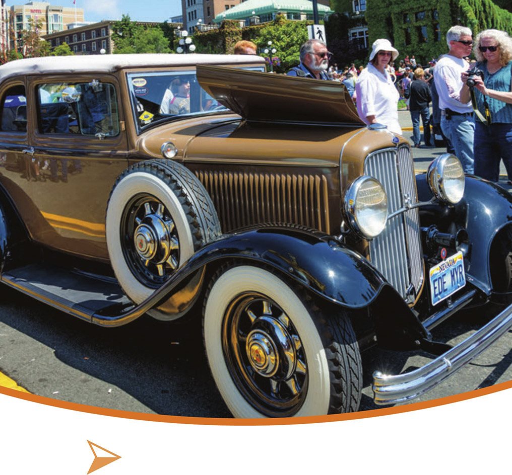 Coupe The owner pops the old cars hood Everyone admires the original Ford - photo 8