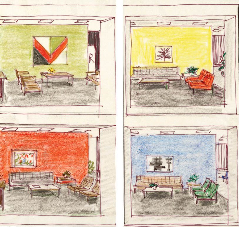 Plate 7 Drawing of reception areas Columbia Broadcasting Systems CBS - photo 8