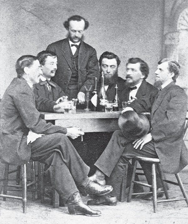 Reading men gathered around local wine in 1868 The photo that led me down this - photo 3