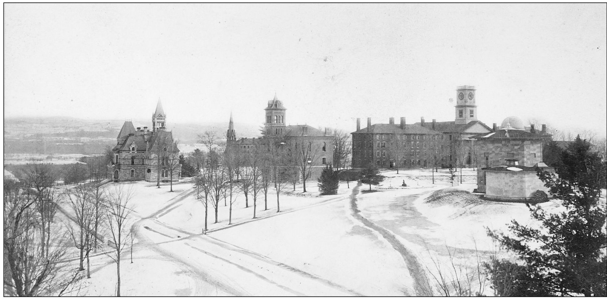 Amherst clustered around the college where serious men with sober faces - photo 3