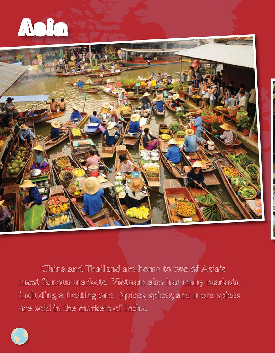 Asia a floating market in Thailand China and Thailand are home to two of - photo 8