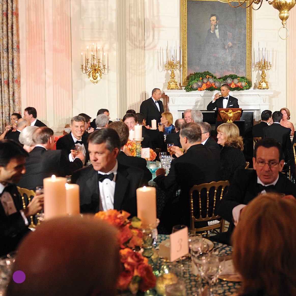 The president hosts world leaders They eat in the dining room Some - photo 12