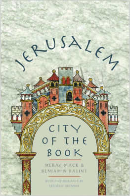 Merav Mack Jerusalem: City of the Book