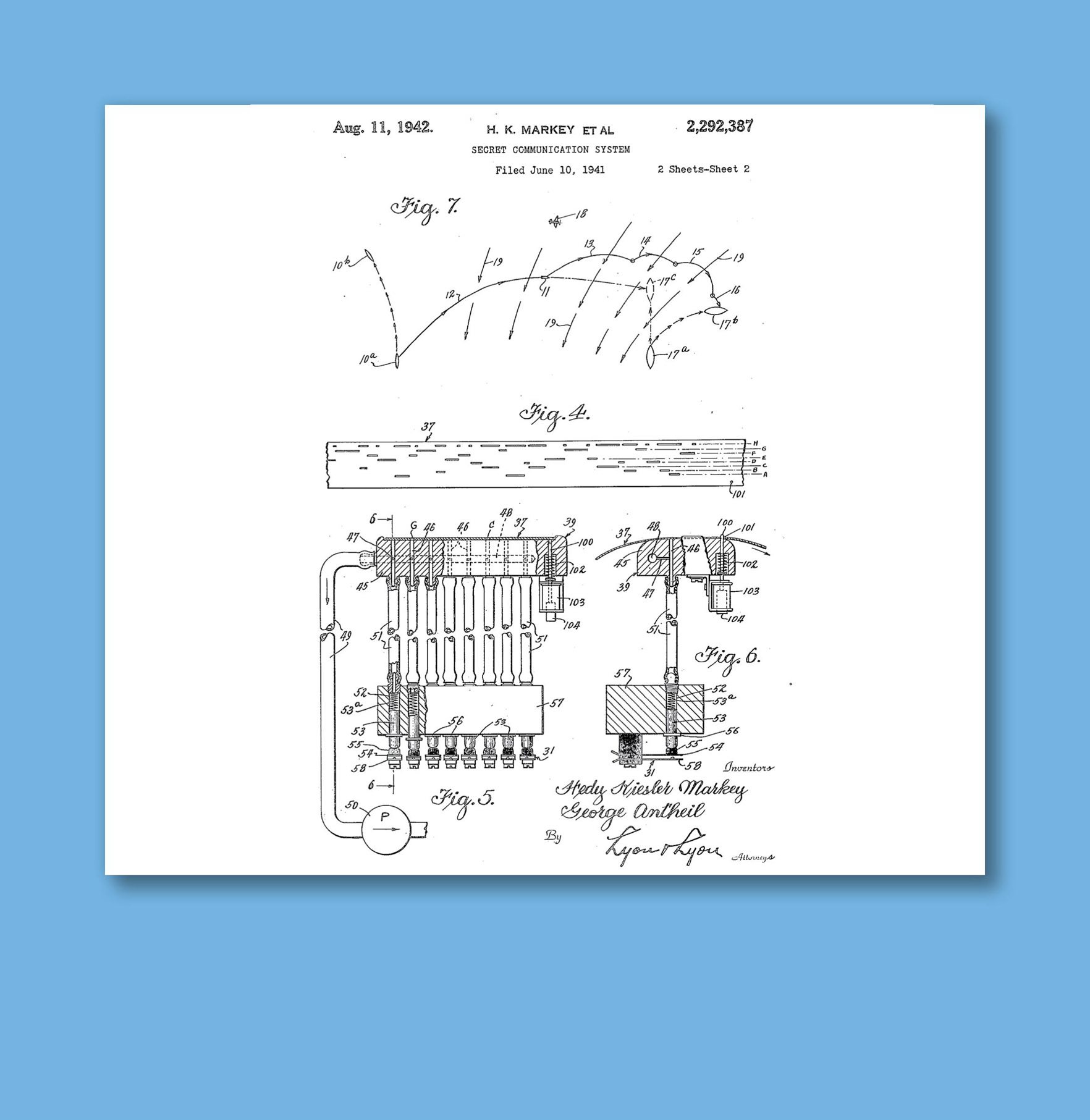 This is a drawing of their patent music that required player pianos to - photo 11