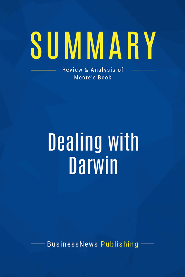 Book Presentation Dealing With Darwin by Geoffrey Moore Book Abstract Main - photo 1