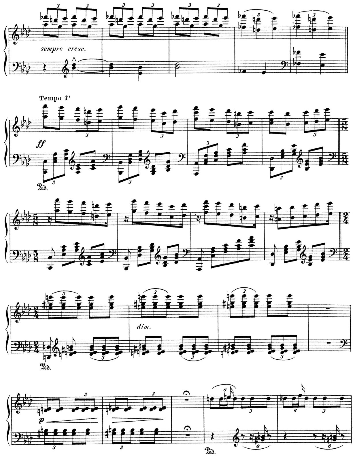 To Monsieur Nicolas Rubinstein Prelude and Fugue in A major Op 52 No 5 - photo 40