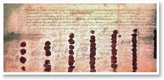 The 1649 death warrant of Englands King Charles I After the kings execution - photo 7