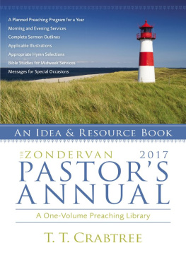 T. T. Crabtree - The Zondervan 2017 Pastors Annual: An Idea and Resource Book