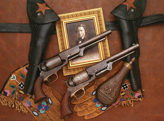 Pictured are two of the most important guns in Colt history the 1847 Walker - photo 3