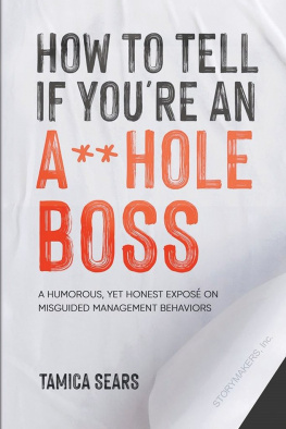 Tamica Sears - How To Tell If Youre An A**Hole Boss