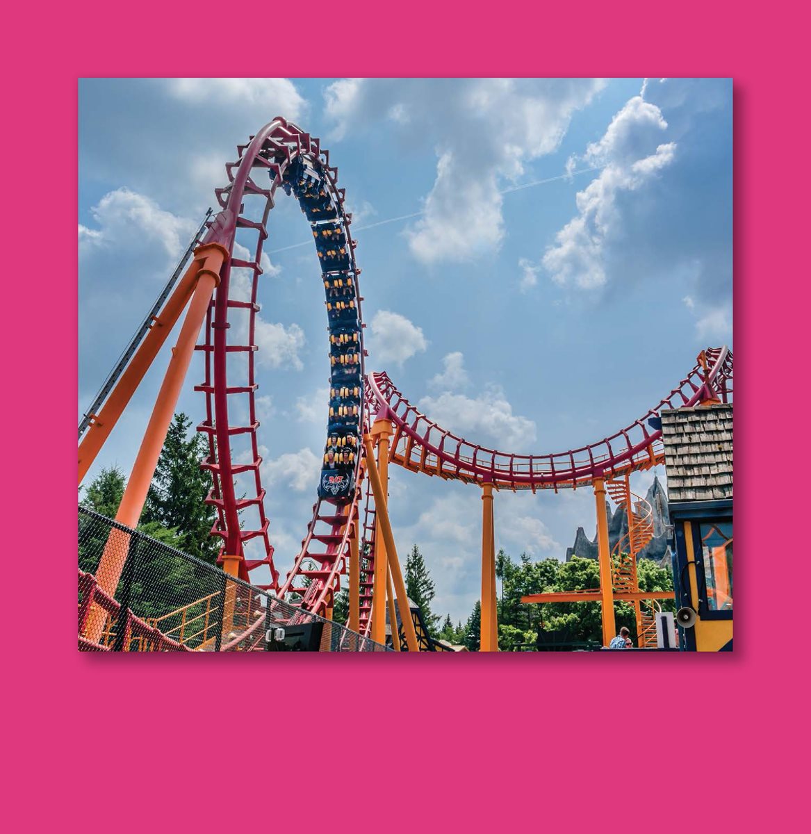 Cars at Canadas Wonderland can make it through loops because they have enough - photo 14