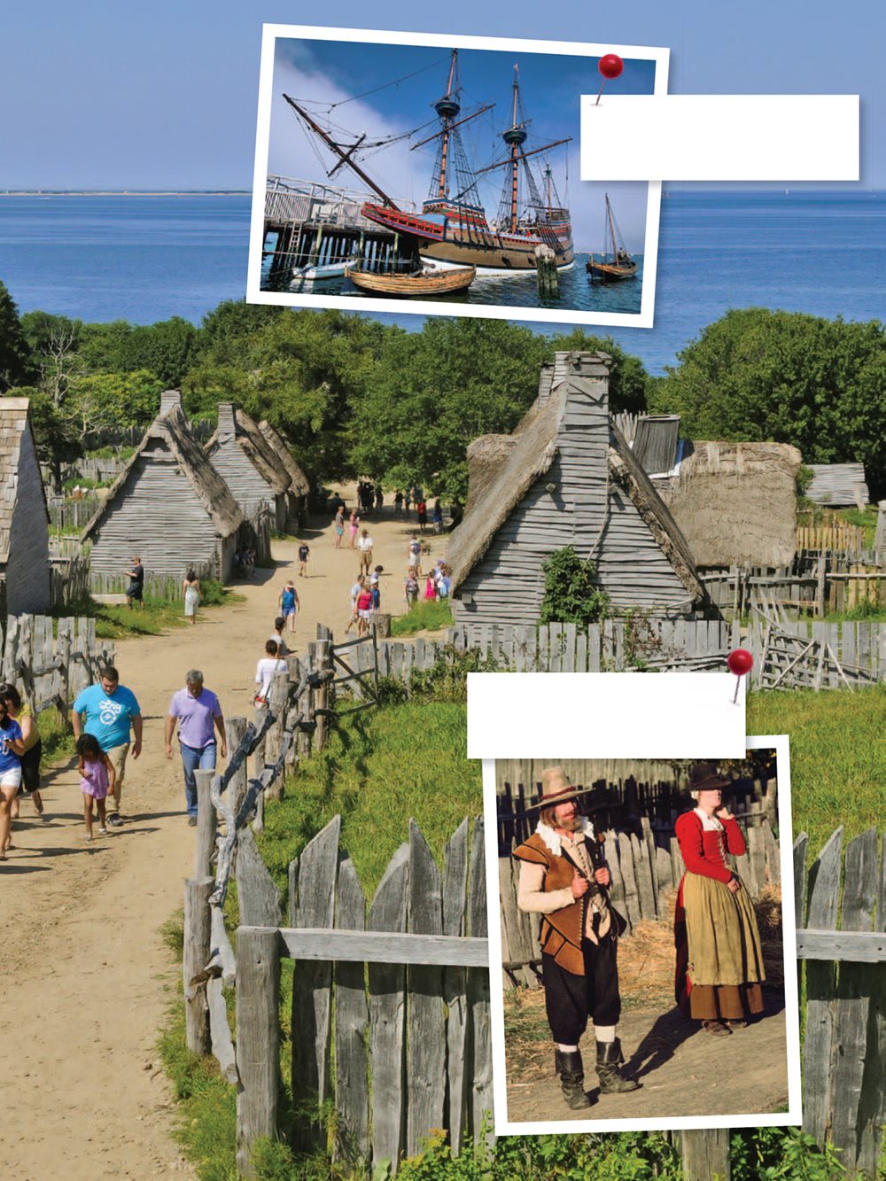 The Mayflower II is a replica of the ship that brought the Pilgrims to - photo 9