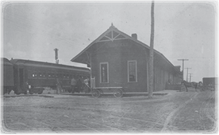 Sunfield Depot Circa 1910 W hen I started school I was just a kid Still wet - photo 2