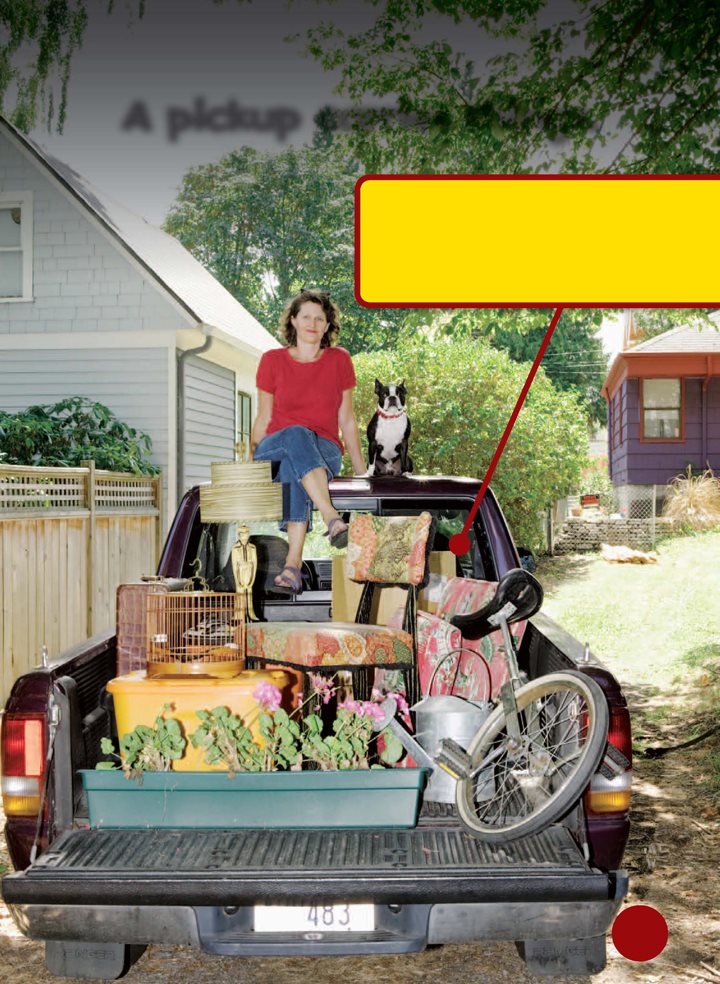 A pickup carries things This pickup is loaded with furniture flowers a - photo 6