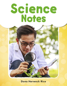 Dona Herweck Rice Science Notes